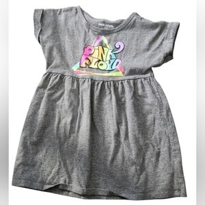 PINK FLOYD Girl short sleeve Dress Size XS 4/5 Colorful Boho Festival Swing NWOT